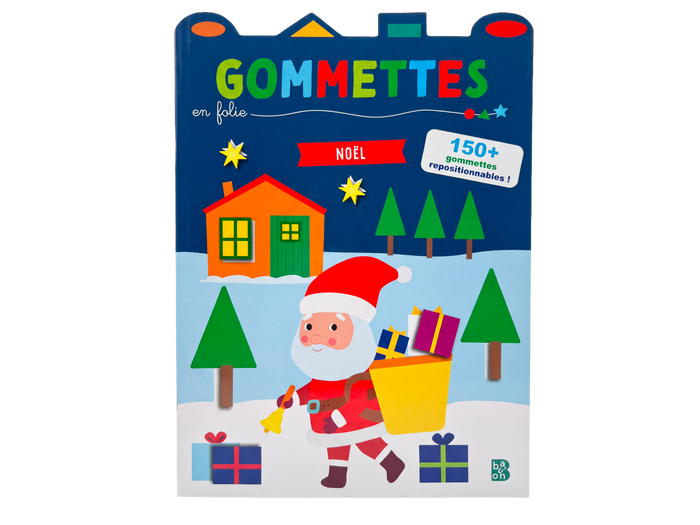 Achat Cahier Gommettes En Folie - Noël