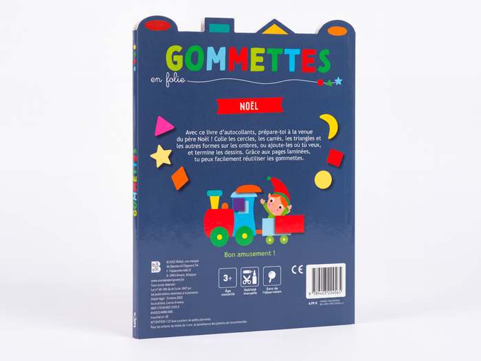 Achat Cahier Gommettes En Folie - Noël