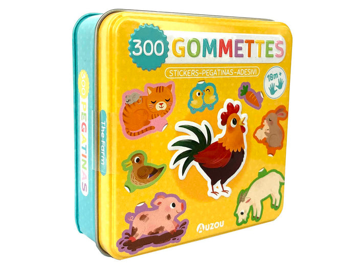 Achat 300 Gommettes La Ferme 18 mois - Auzou