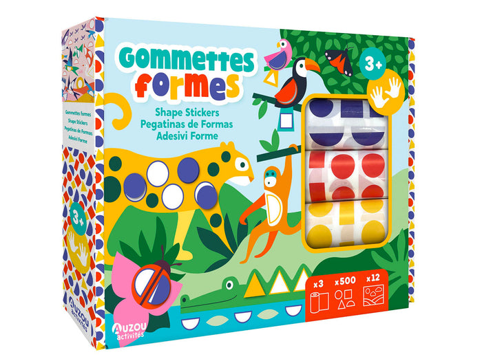 Achat Gommettes Formes dès 3 ans - Auzou