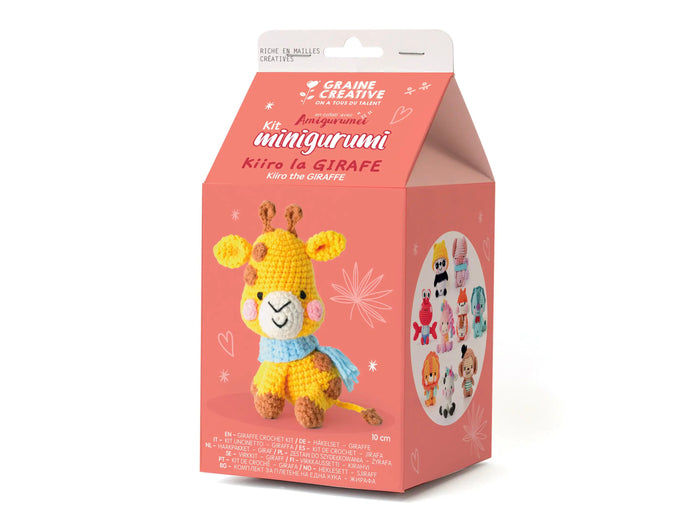 Achat Kit crochet Minigurumi Girafe - Graine Créative