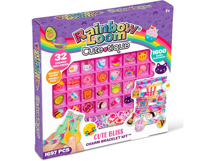 Achat Coffret creation bracelet Kit Cutetique - Carebears Rainbow