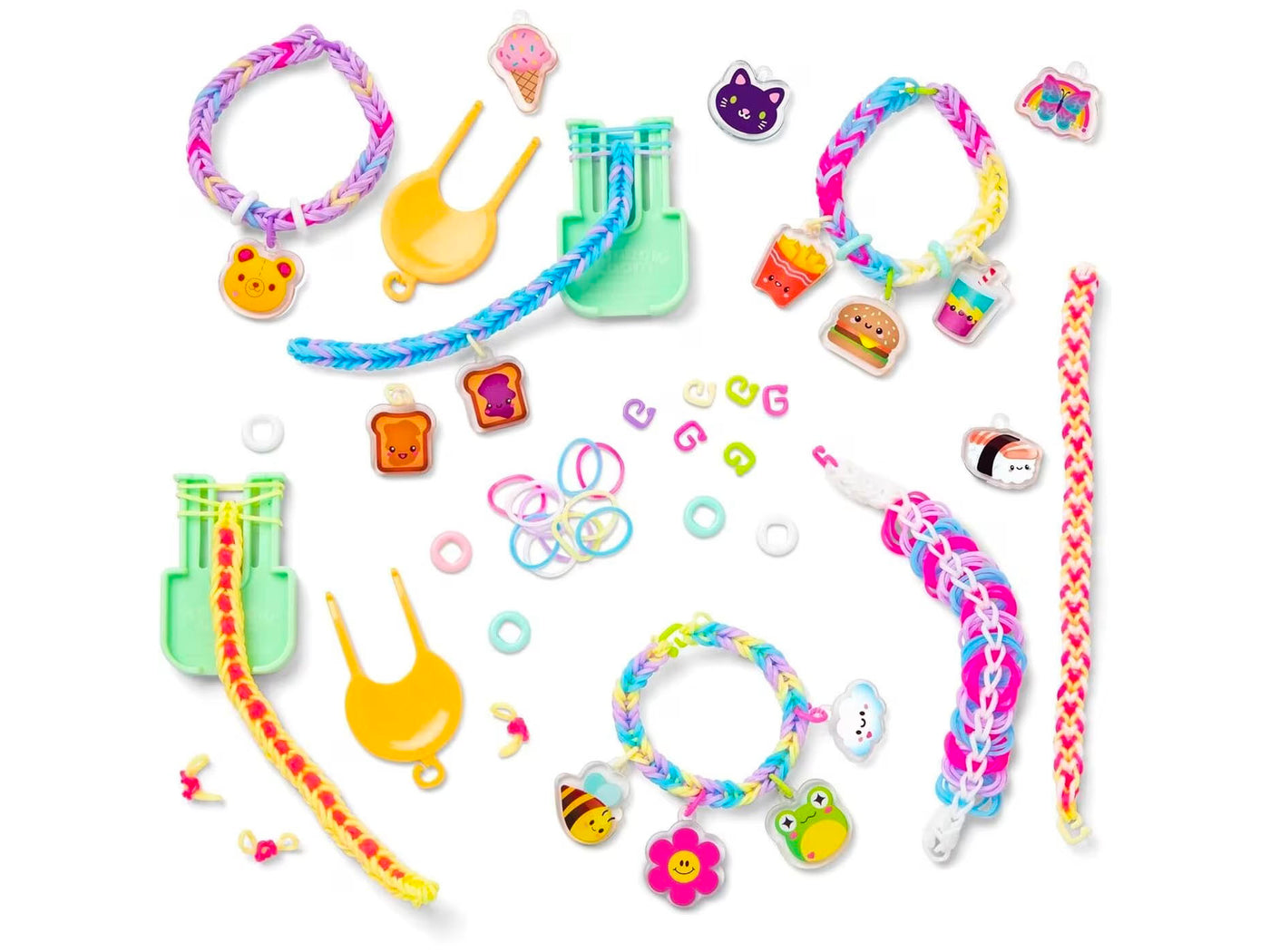 achat Coffret creation bracelet Kit Cutetique - Carebears Rainbow