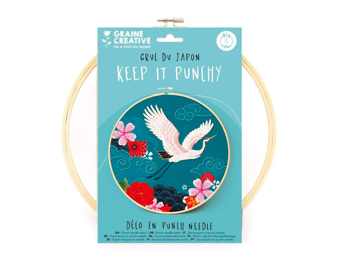 Achat Kit Punch Needle Grue Du Japon - Graine Créative