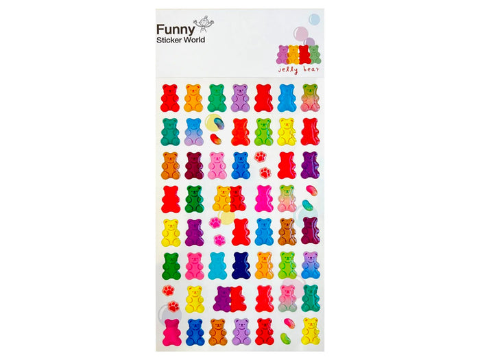 Achat Stickers World Funny - Jelly Bear