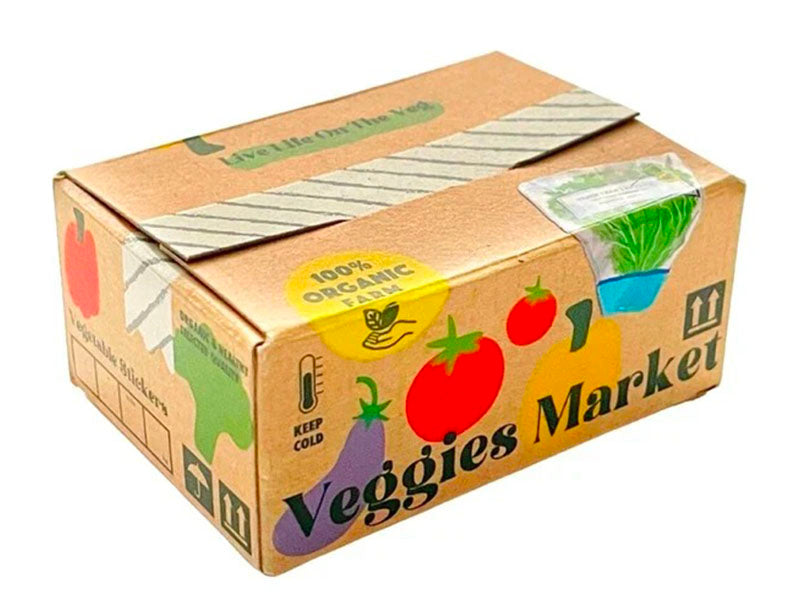 Achat Boite d'autocollants décoratifs Veggies Market - Haco Stickers