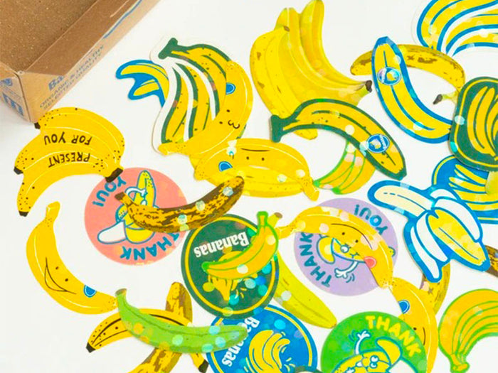 Achat Boite d'autocollants décoratifs Banana - Haco Stickers