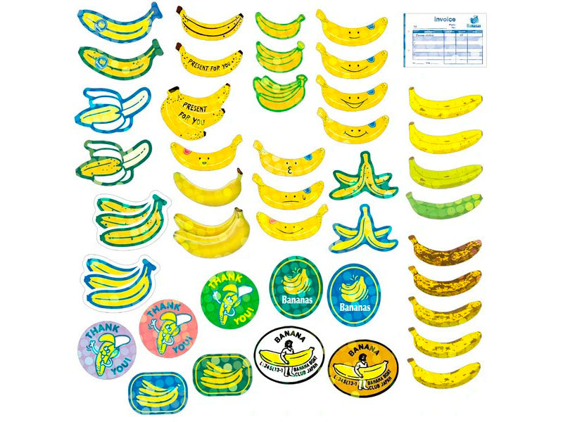 achat Boite d'autocollants décoratifs Banana - Haco Stickers