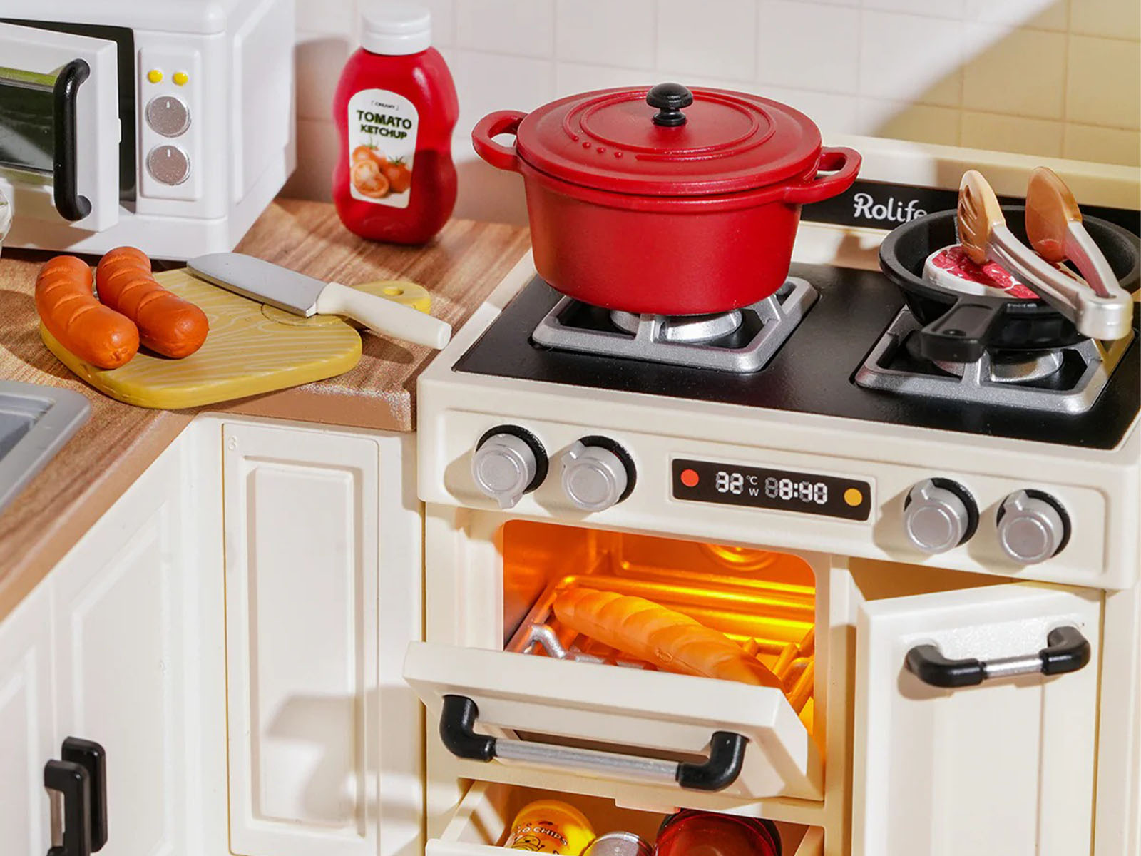 achat Maquette Cuisine Américaine - Robotime