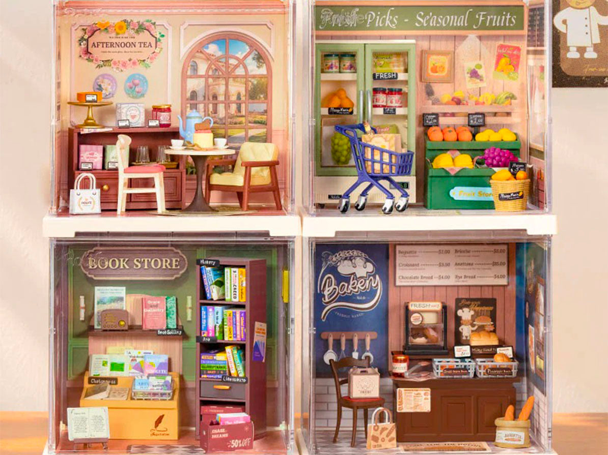 achat Maquette miniature Honey Tea Lounge DIY - Robotime