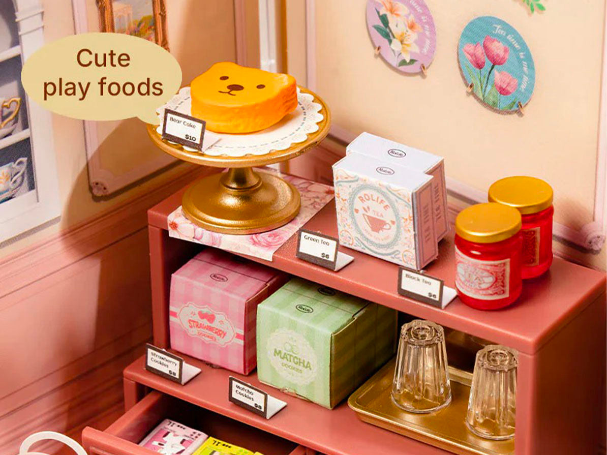 achat Maquette miniature Honey Tea Lounge DIY - Robotime