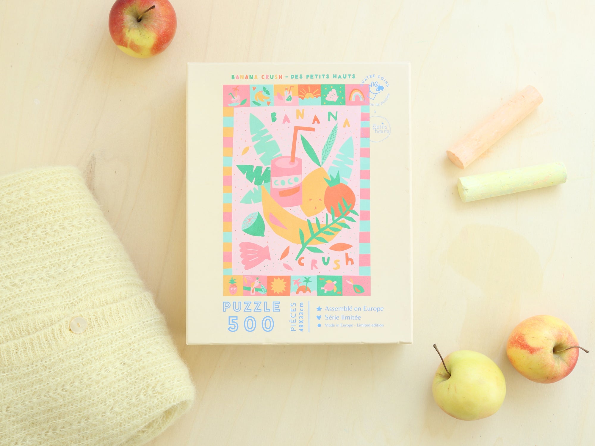 achat Puzzle Banana Crush 500 pièces 48 x 33 cm - La Petite Épicerie x Des Petits Hauts
