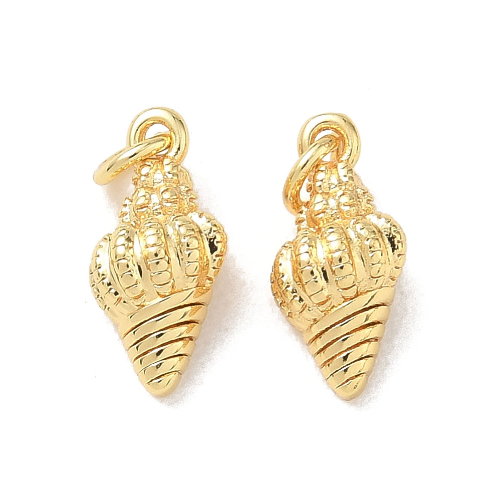 achat Breloque coquillage conche doré 18K