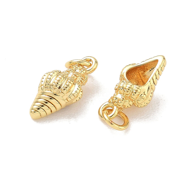 Achat Breloque coquillage conche doré 18K