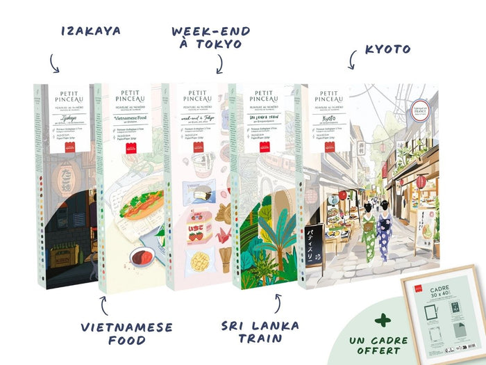 Achat Pack Petit Pinceau : Voyage en Asie