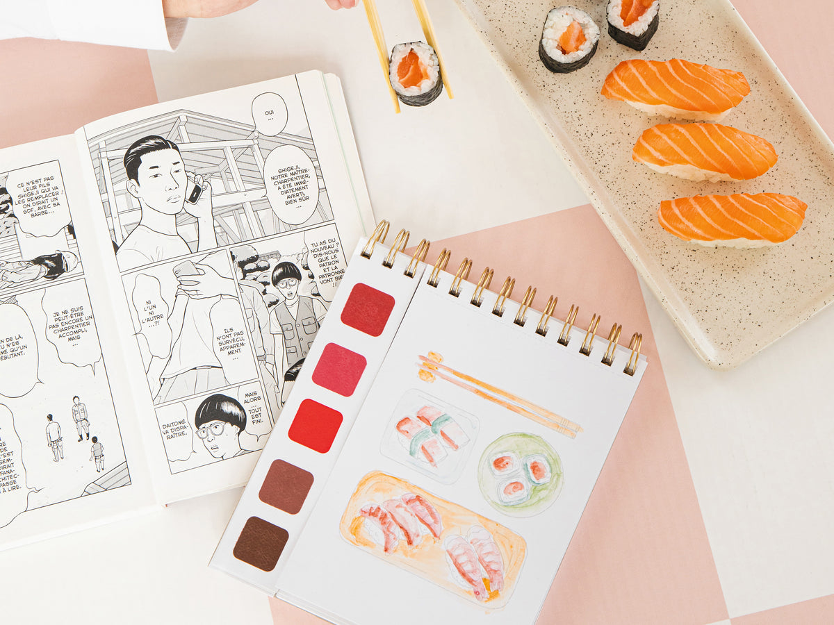 achat Travel Book - Carnet aquarelle - thème Japon