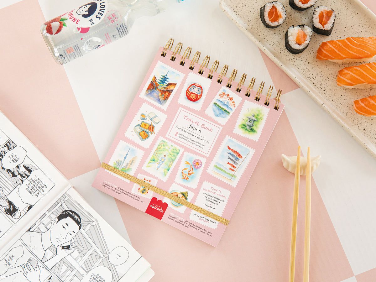 achat Travel Book - Carnet aquarelle - thème Japon