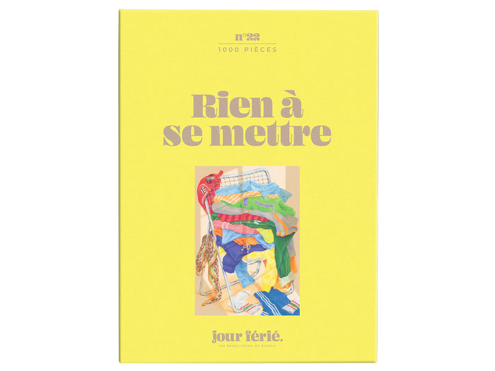Achat Rien à se mettre - Puzzle 1000 pcs - Jour Férié