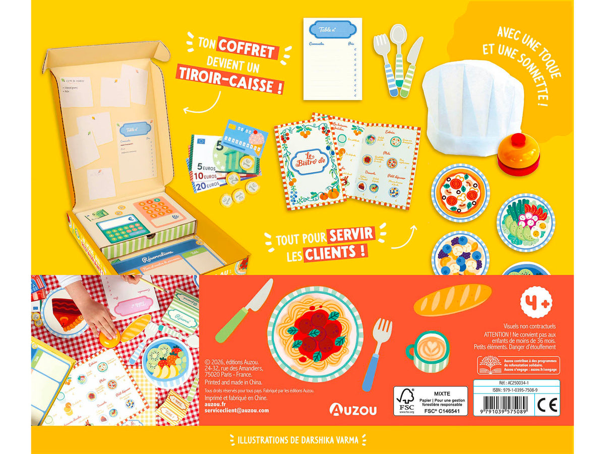 achat Mon coffret métier – Je joue au restaurant - Auzou