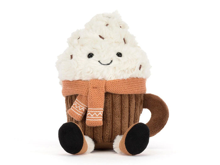 Achat Peluche Amuseables Chocolat Chaud à écharppe - Jellycat