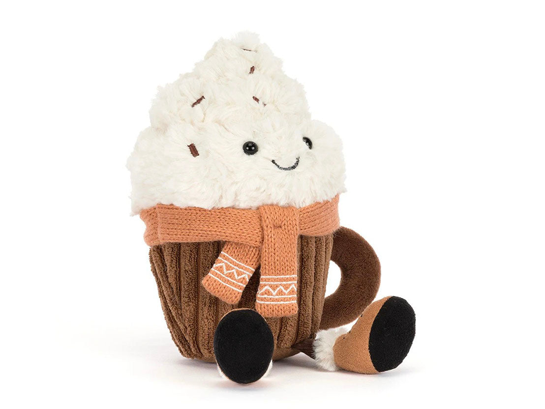 achat Peluche Amuseables Chocolat Chaud à écharppe - Jellycat