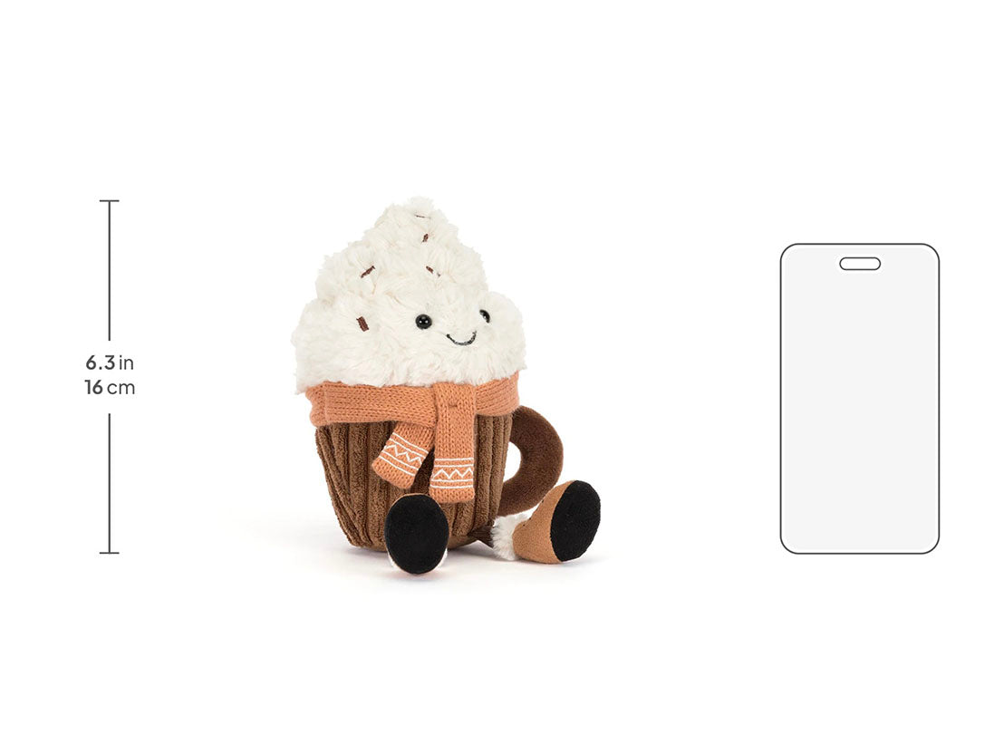 achat Peluche Amuseables Chocolat Chaud à écharppe - Jellycat
