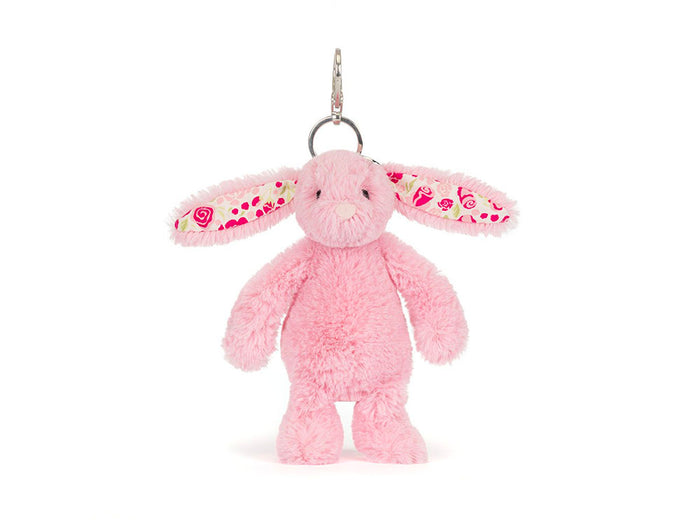 Achat Porte clé Lapin rose blush et liberty - Jellycat