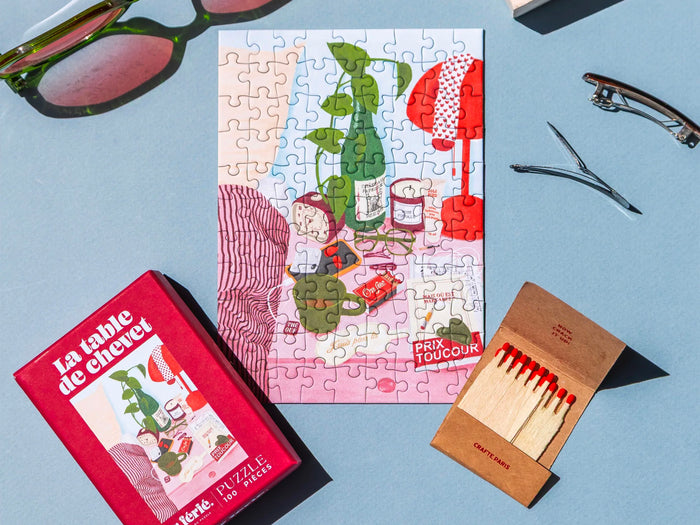 Achat Mini Puzzle La table de chevet - 100 pièces - Jour Férié