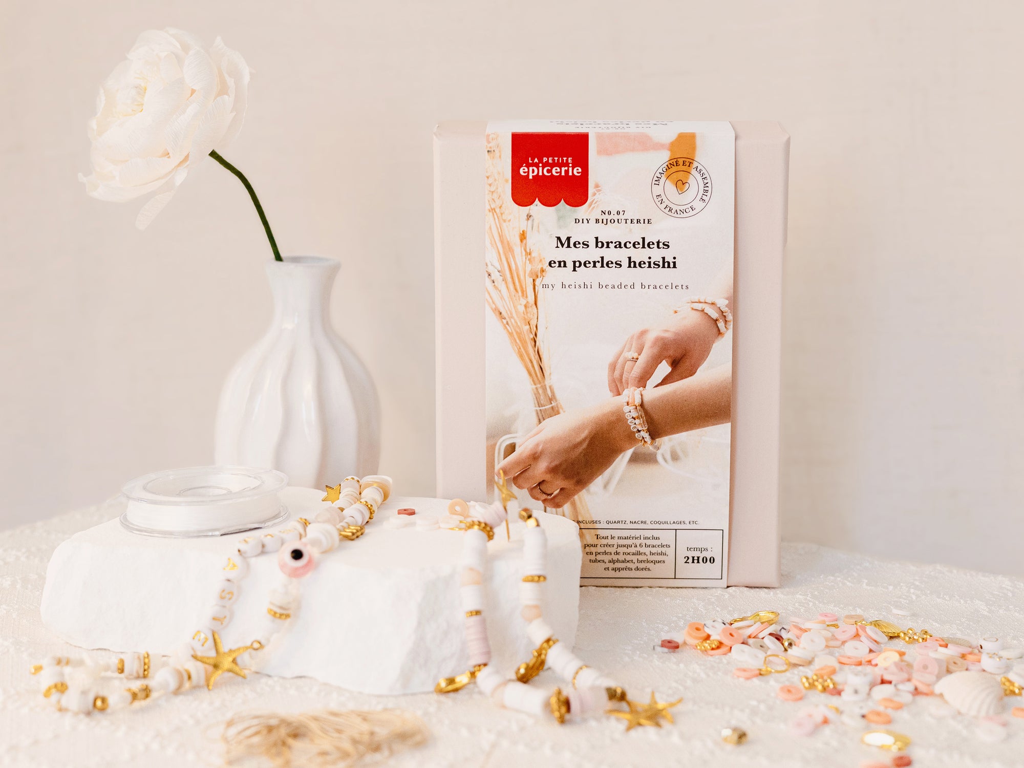 Achat Kit DIY Bijouterie - Mes bracelets en perles heishi