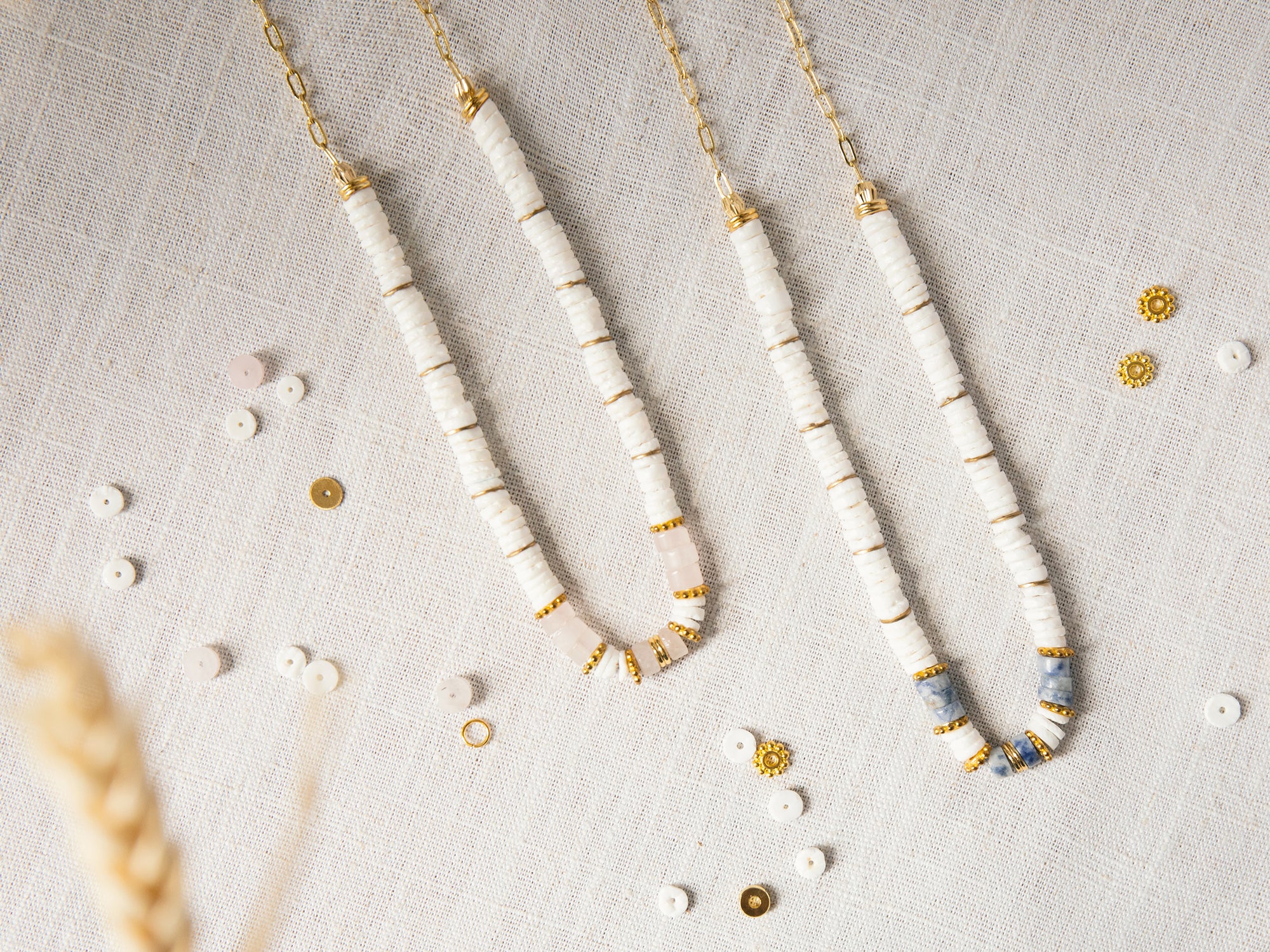 achat Kit DIY Bijouterie - Mon collier en perles heishi et Quartz
