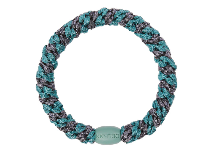 Achat Elastique à Rayure paillettes gris acier-bleu canard - KKNEKKI