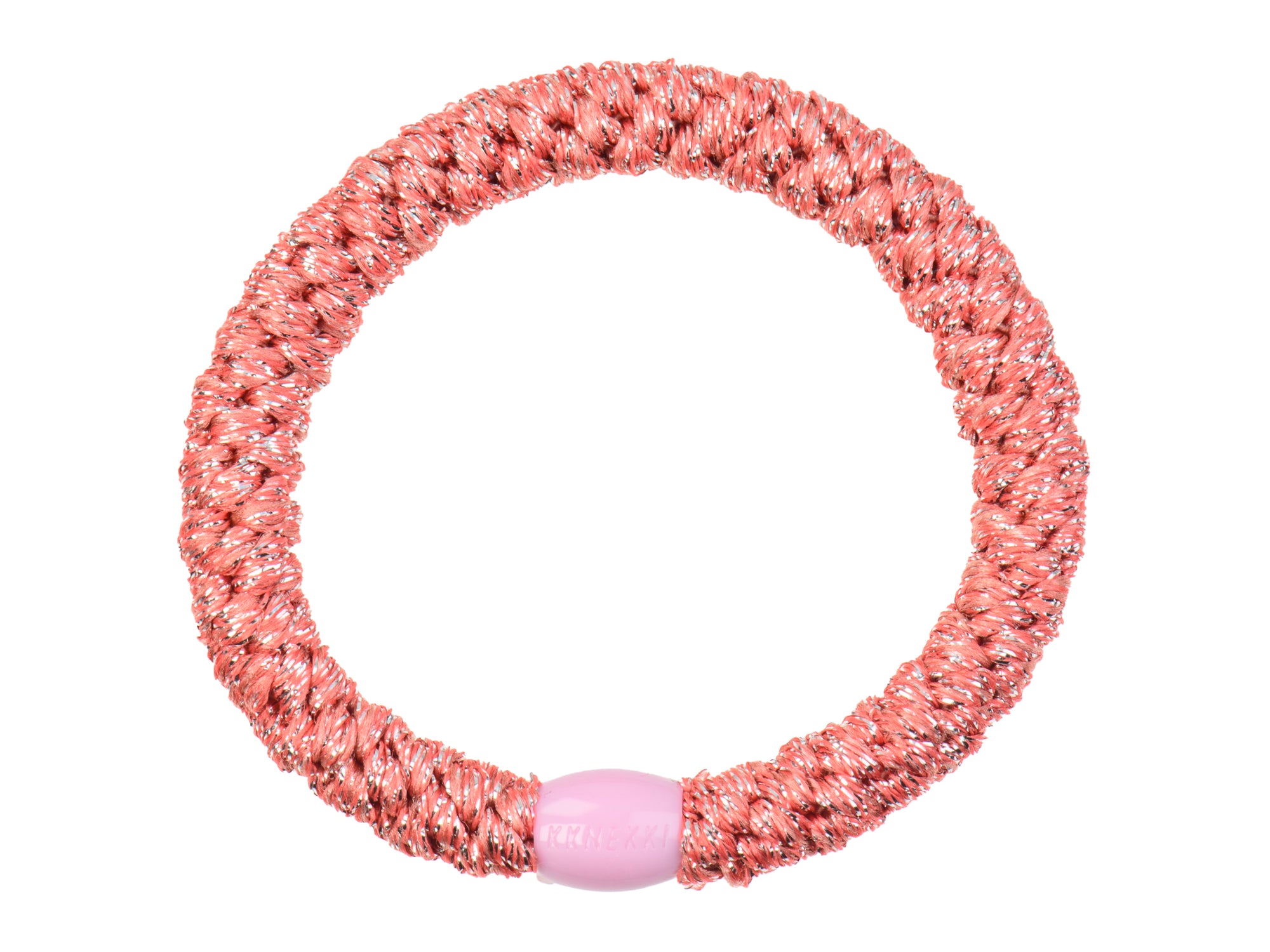 Achat Élastique cheveux Corail Pailleté - Kknekki