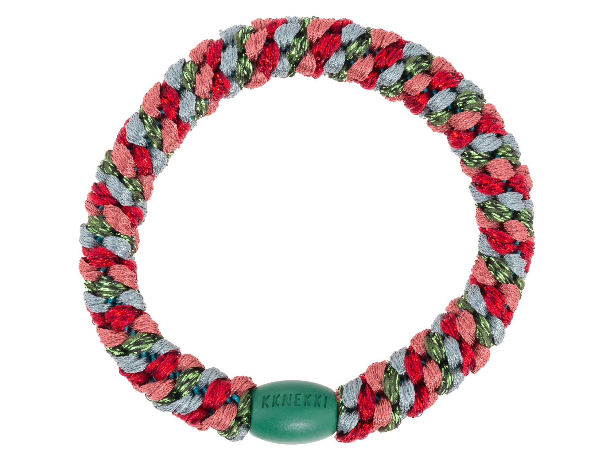 Achat Élastique cheveux Mix Vert Bordeaux Pailleté - Kknekki