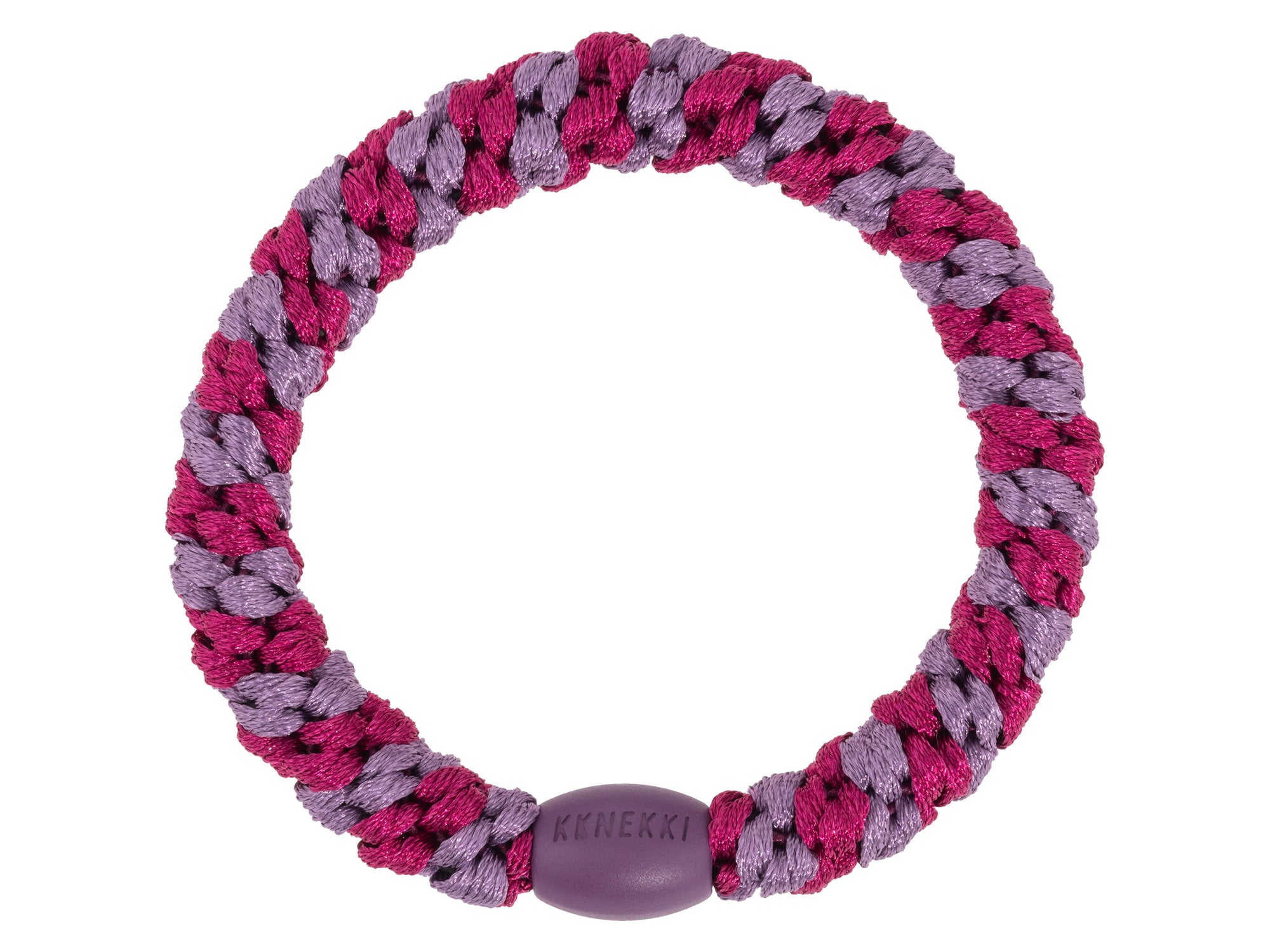Achat Élastique cheveux Mauve Mûre Rayé - Kknekki