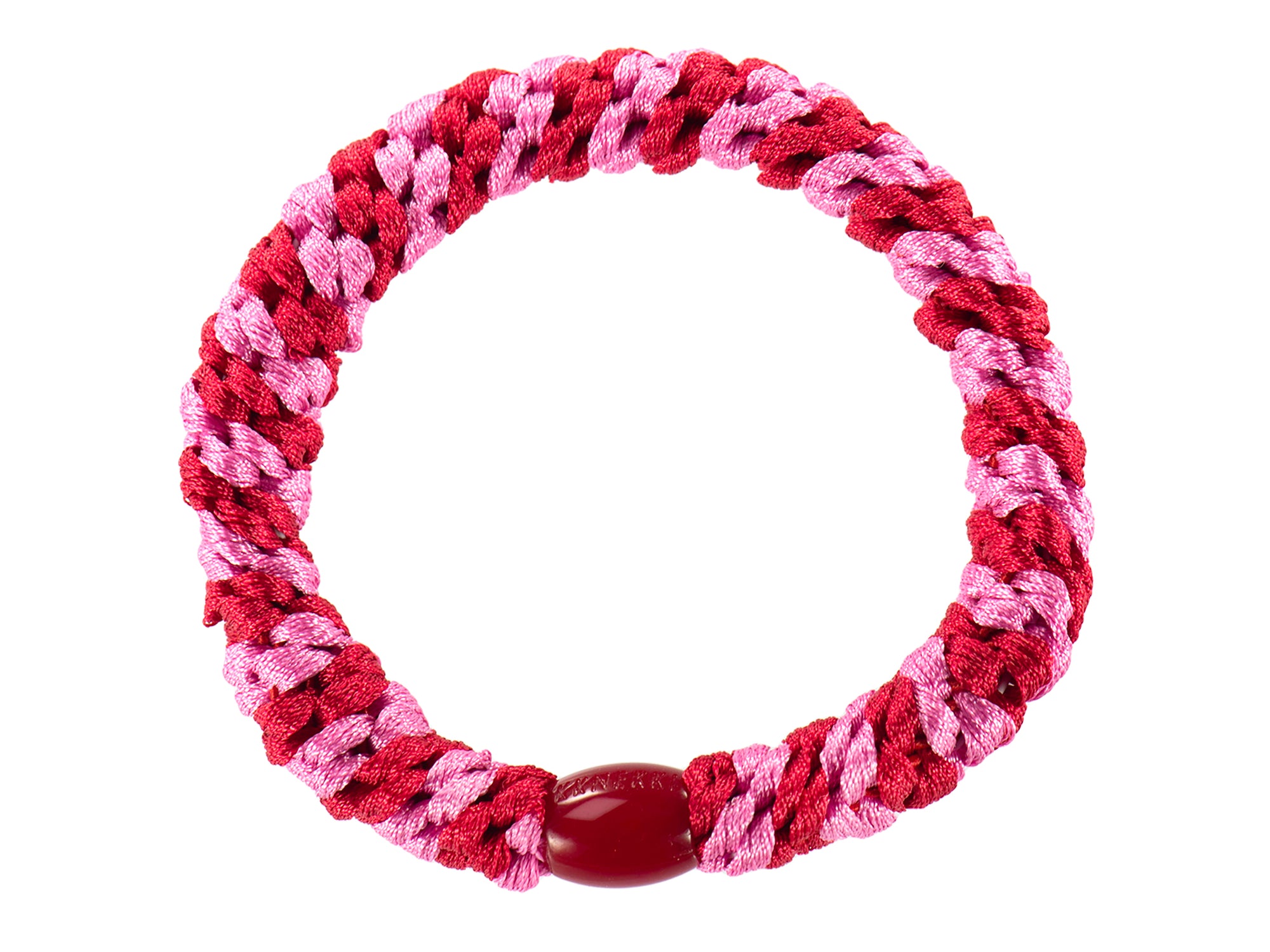 Achat Élastique cheveux Rouge Bubblegum Rayé - Kknekki