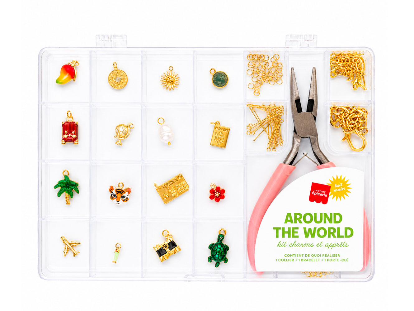Achat Kit Bijoux et Breloques DIY - Around the World