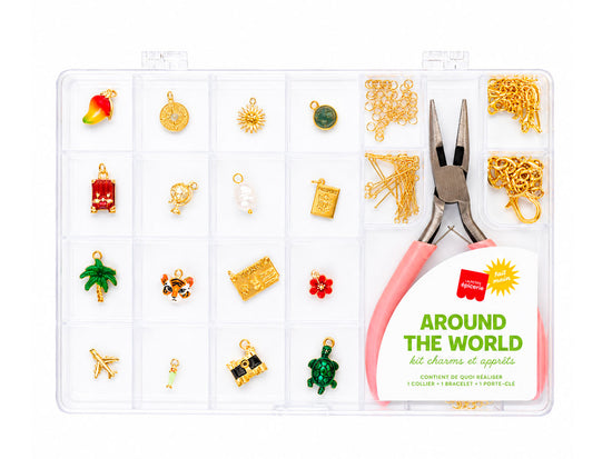 Achat Kit Bijoux et Breloques DIY - Around the World