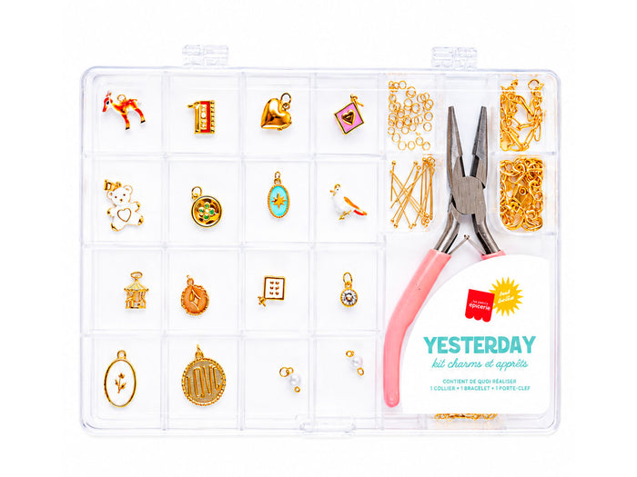 Achat Kit Bijoux et Breloques DIY - Yesterday