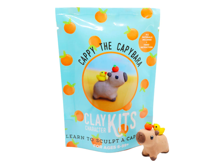 Achat Kit de pâte polymère - Cappy le Capibara