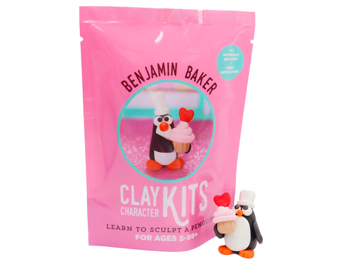 Achat Kit de pâte polymère - Benjamin le pingouin