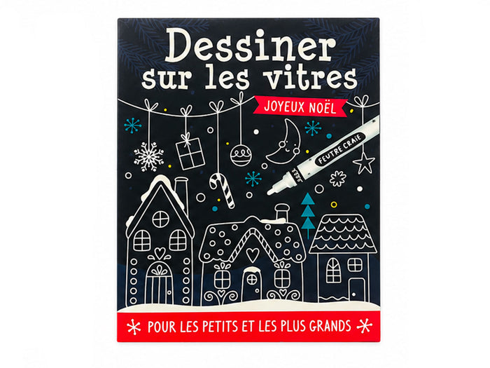 Achat Kit Dessiner sur les vitres - Joyeux Noël