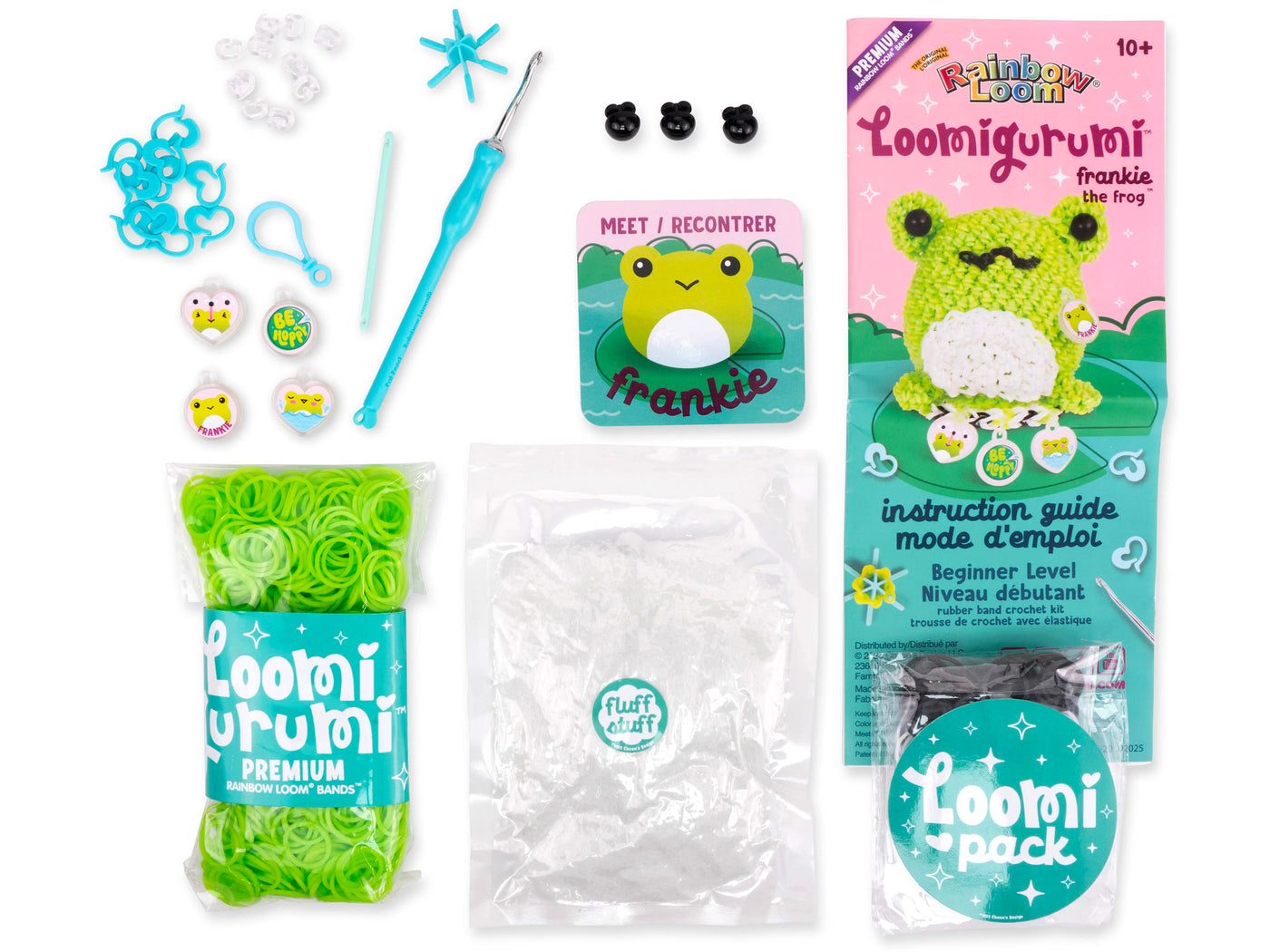 achat Kit Crochet Loomigurumi Grenouille - Rainbow Loom