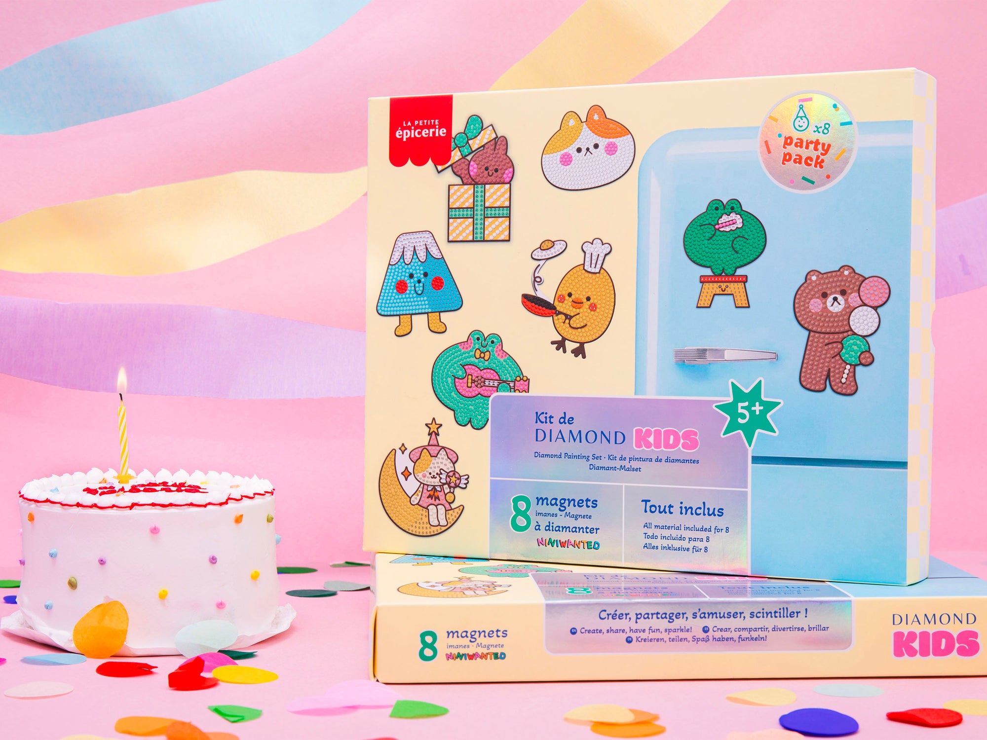 achat Party Pack Petit Diamond kids - Atelier de 8 Magnets