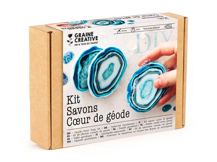 Achat Kit DIY Savons Coeur de Géode