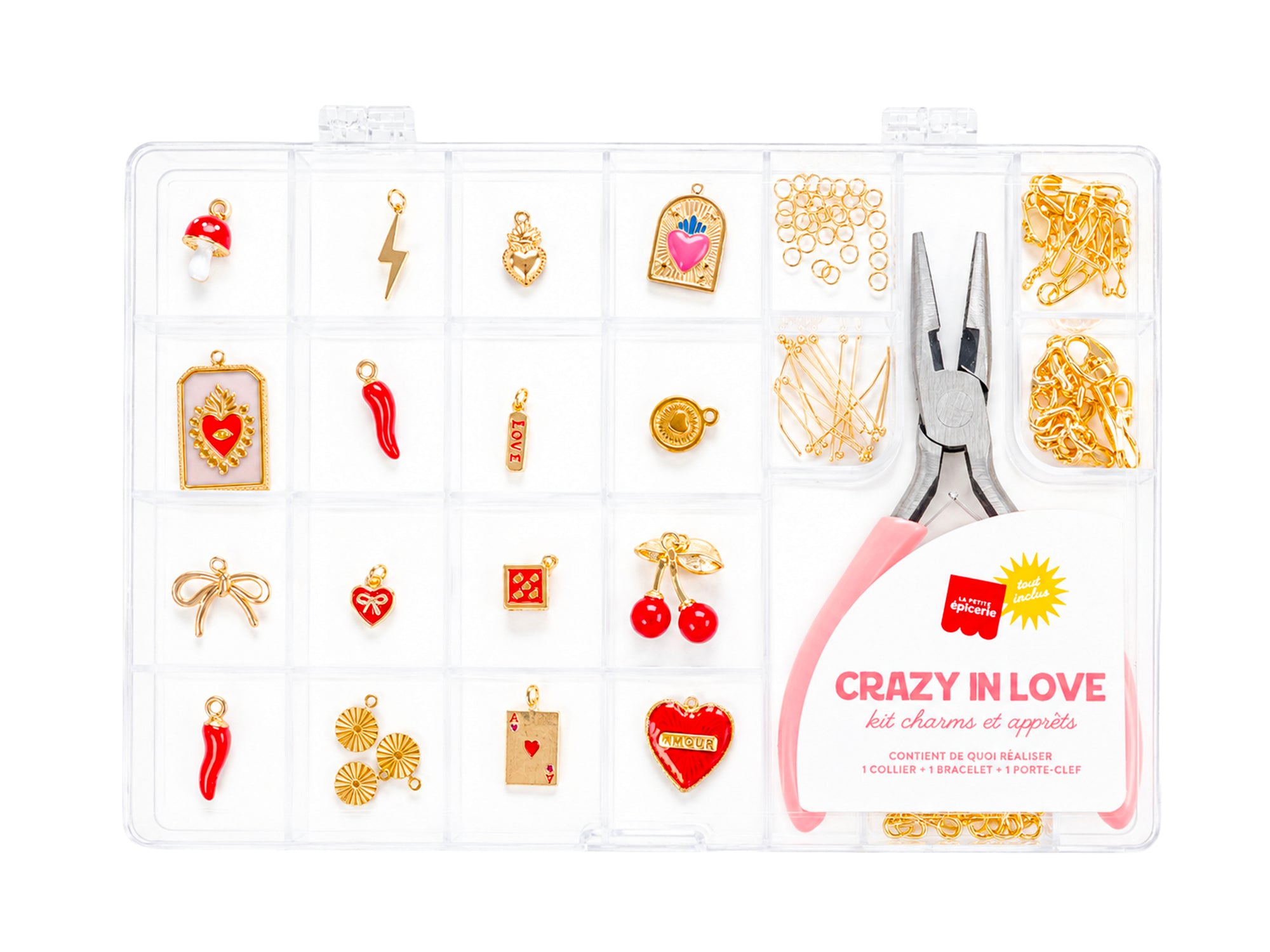 Achat Kit Bijoux et Breloques DIY - Crazy in love