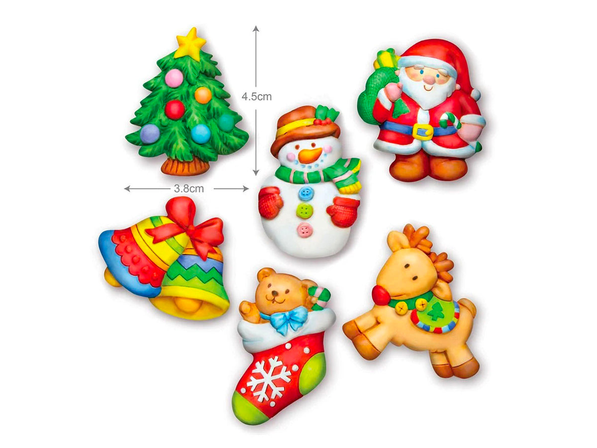 achat Kit de Moulages 6 magnets de Noël - 4M Crea