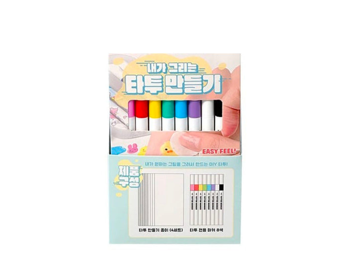 Achat Kit de feutres pour tatouages-stickers DIY
