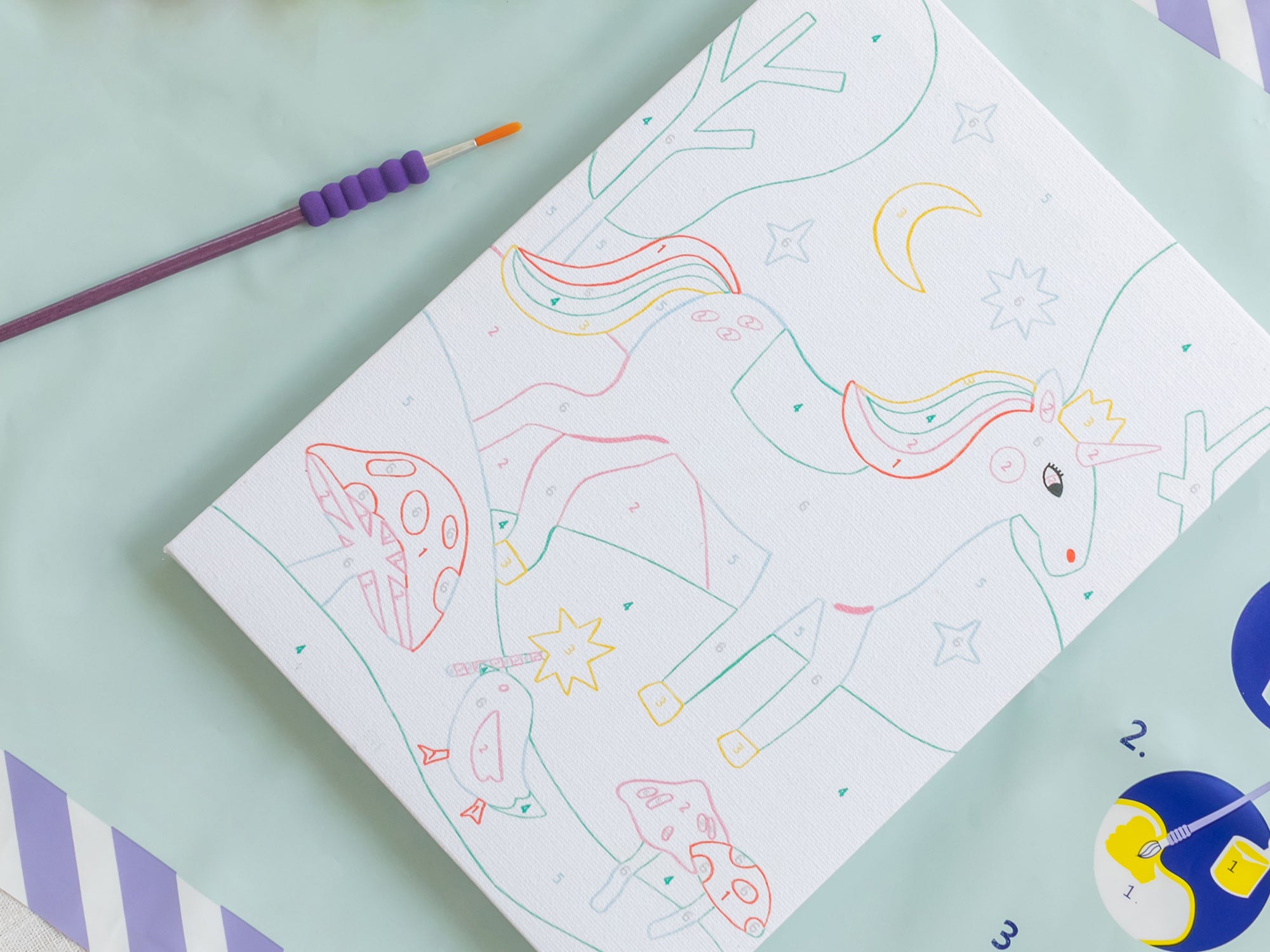 achat Petit Pinceau Kids - Licorne et Piou