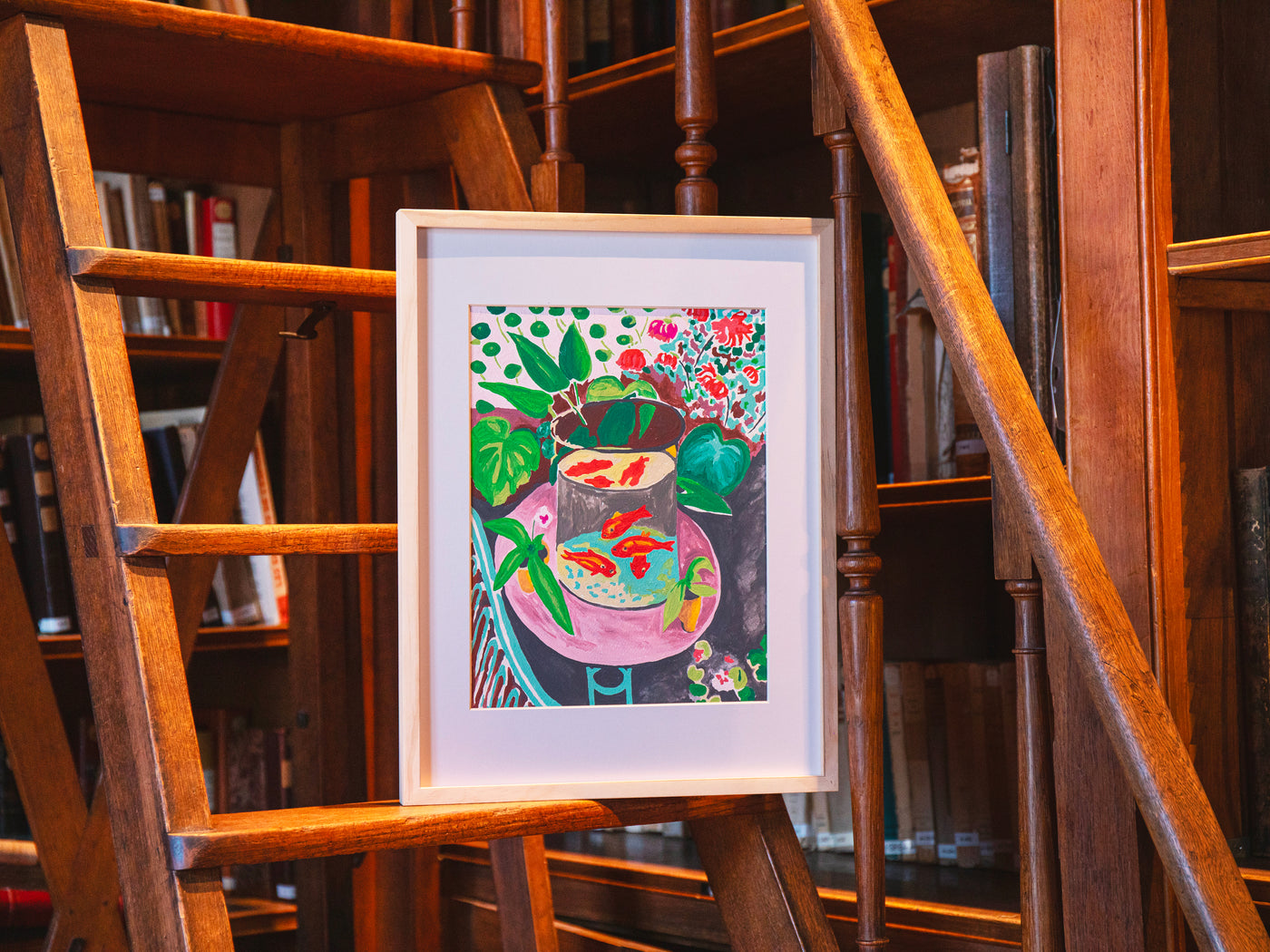 achat Coffret peinture au numéro - Petit Pinceau - Les Poissons rouges, Henri Matisse