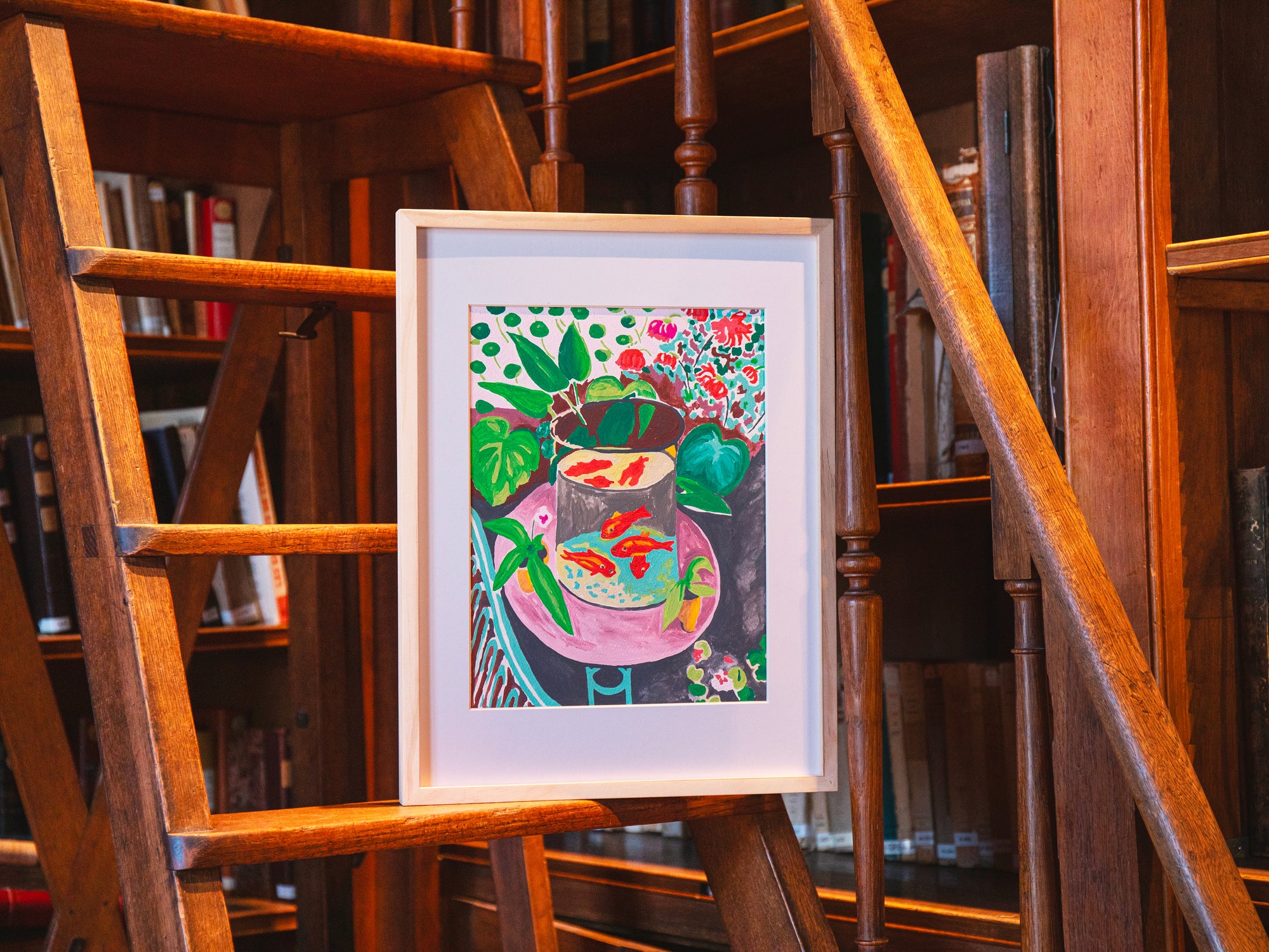 Achat Coffret peinture au numéro - Petit Pinceau - Les Poissons rouges, Henri Matisse